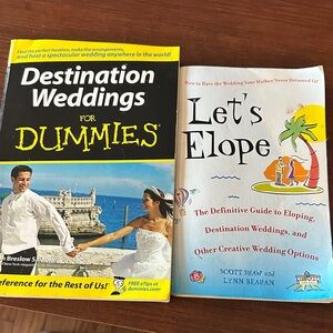 Destination Weddings for Dummies Book - Black and Yellow Cover